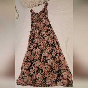 Liberty Love Black Floral Maxi Dress